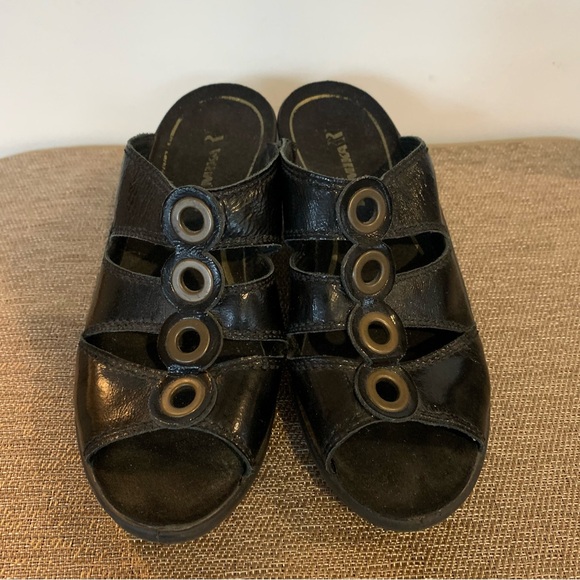 Black Romika Heeled Sandals - Picture 2 of 8